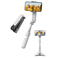 TokQi L09 Handheld Gimbal Stabilizer bluetooth Mobiele Telefoon Houder Opvouwbare Selfie Stick met Statief Verstelbaar V