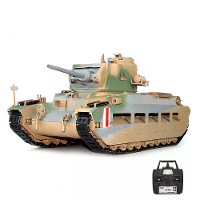 Tongde Model E2410 E2410U E2410UC Matilda Mk. III/IV RTR 1/16 2.4G RC Oorlogstank Rook Geluid Schieten LED Licht Ge&iuml