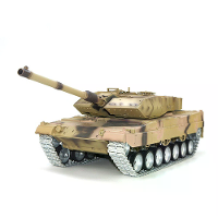 Tongde Model Leopard 2A7 1/16 2.4G RC Hoofdboordtank Rook Geluid Terugslag Schieten LED Licht Gesimuleerde Voertuigen Mo