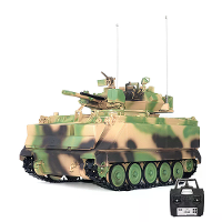 Tongde Model M113A1 MRV RTR 1/16 2.4G RC Gevechtstank Rook Geluid Schieten LED Licht Gesimuleerde Voertuigen Model RTR S