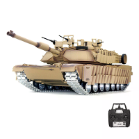 Tongde Model M1212 Amerikaanse MIA2 SEP TUSK II ABRAMS 1/16 2.4G RC Tank Luidspreker Battle Shooting RC Auto Voertuigmod