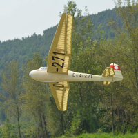 Tony Ray's AeroModel Mini Kranich 1/12 1498mm Wingspan Balsa Houten RC Vliegtuig Vaste Vleugel KIT
