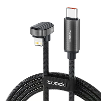 Toocki TQ X97C1 PD20W Type C naar iP U vormige elleboog kabel PD snelle oplading gegevensoverdracht meeraderd dikkere ko