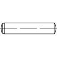 TOOLCRAFT 1059342 Cilindrische pen (Ã x l) 16 mm x 100 mm RVS A1 10 stuks