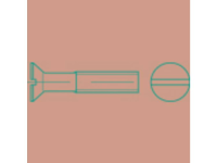 TOOLCRAFT 1065499 Verzonken schroeven M5 60 mm Sleuf DIN 963 RVS A2 100 stuks