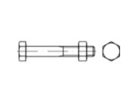 TOOLCRAFT 109929 Zeskantbouten M6 65 mm Buitenzeskant (inbus) DIN 601 Staal Galvanisch verzinkt 200 stuks