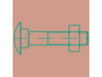 TOOLCRAFT 111447 Platbolschroef M12 65 mm Buitenzeskant DIN 603 Staal Galvanisch verzinkt 50 stuk(s)