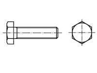 TOOLCRAFT 127188 Zeskantbouten M10 30 mm Buitenzeskant (inbus) DIN 933 Staal Galvanisch verzinkt 200 stuks