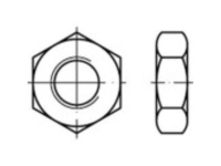 TOOLCRAFT 132347 Zeskantmoeren M30 DIN 936 Staal Galvanisch verzinkt 25 stuks