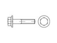 TOOLCRAFT 139637 Zeskantbouten met flens M16 50 mm Buitenzeskant (inbus) DIN 6921 Staal 50 stuks