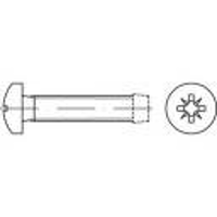 Toolcraft 141090 Tapbouten M8 35 Mm Kruiskop Pozidriv Din 7500 Staal Galvanisch Verzinkt 250 Stuks