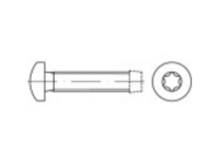 TOOLCRAFT 141270 Tapbouten M6 20 mm T profiel DIN 7500 Staal Galvanisch verzinkt 500 stuk(s)