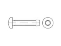 TOOLCRAFT 141272 Tapbouten M6 30 mm T profiel DIN 7500 Staal Galvanisch verzinkt 500 stuk(s)
