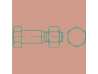 TOOLCRAFT 144105 Zeskant passchroeven M16 40 mm Buitenzeskant (inbus) DIN 7968 Staal 50 stuk(s)