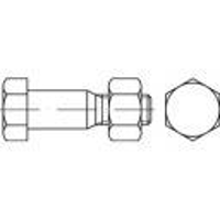 TOOLCRAFT 144252 Zeskant passchroeven M20 110 mm Buitenzeskant (inbus) DIN 7968 Staal Thermisch verzinkt 25 stuk(s)