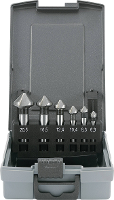 TOOLCRAFT 1614138 Kegelverzinkboorset 6 delig 6.3 Mm, 8.3 Mm, 10.4 Mm, 12.4 Mm, 16.5 Mm, 20.5 Mm HSS Cilinderschacht 1 stuk(s)
