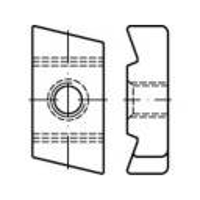 TOOLCRAFT 161572 Schroefplaten voor kopbouten M10 Staal Galvanisch verzinkt 50 stuks