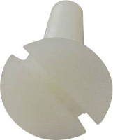 TOOLCRAFT 800274 Verzonken schroeven M4 20 mm Sleuf DIN 963 Kunststof, Polyamide 10 stuk(s)
