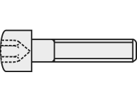 TOOLCRAFT 839662 Cilinderschroeven M2.5 6 Mm Binnenzeskant (inbus) DIN 912 ISO 4762 Staal 8.8 Gezwart 1 stuks