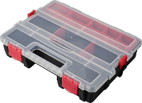 TOOLCRAFT Assortimentsdoos (l x b x h) 285 x 225 x 60 mm Aantal vakken: 21 Variabele onderverdeling Inhoud 1 stuk(s)
