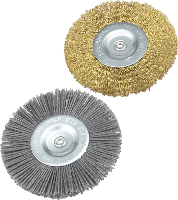 TOOLCRAFT CHGY 400SP Set van 2 reserveborstels voor de voegenreiniger, polyamide en staal