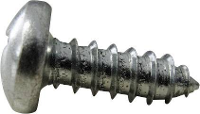 TOOLCRAFT 888699 Lenskop plaatschroeven 2.2 Mm 9.5 Mm Kruiskop Phillips DIN 7981 Staal Verzinkt 1 stuk(s)