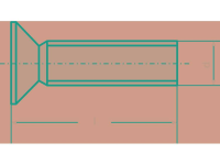 TOOLCRAFT M3*20 D965 4.8 A2K 194637 Verzonken schroeven M3 20 mm Kruiskop Phillips DIN 965 Staal Verzinkt 100 stuks
