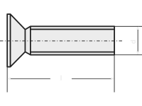 TOOLCRAFT M3*4 D965 4.8 A2K 194779 Verzonken schroeven M3 4 mm Sleuf DIN 965 Staal Verzinkt 100 stuks