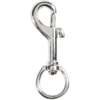 TOOLCRAFT ME16904067 Musketonhaak draaibare ring 75 mm x 12 mm 1 stuk(s)