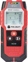 Detectieapparaat Toolcraft Og 08 Detectiediepte (max.) 80 Mm Geschikt Voor Non Ferrometaal, Ferrometaal, Spanningsvoerende Kabels, Hout