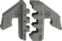 TOOLCRAFT PLE 0I2 Krimpinzetstuk Solar connectoren Geschikt voor tangen MC4 2.5 Tot 6 mm² Geschikt voor merk TOOLCRAFT PZ 500
