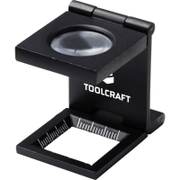 TOOLCRAFT TO 10182522 Dradenteller Vergrotingsfactor: 10 x Lensgrootte: (Ø) 19 mm