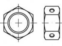 TOOLCRAFT TO 5379921 Zeskantmoeren M8 84032 RVS A4 1000 stuk(s)