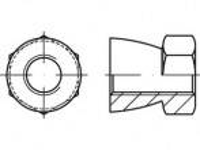 TOOLCRAFT TO 5380359 Borgmoeren M16 88118 Staal 100 stuk(s)