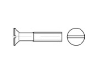 TOOLCRAFT TO 5384373 Zeskantbouten M5 22 mm Sleuf DIN 963 Staal Galvanisch verzinkt 200 stuks