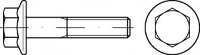 TOOLCRAFT TO 5391507 Zeskantbouten M12 45 mm Buitenzeskant (inbus) Staal Galvanisch verzinkt 100 stuks