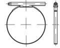 TOOLCRAFT TO 5395122 Slangklem DIN 3017 staal (W1) vorm C1 gegalvaniseerd slangklemmen, met ronde bouten, eendelig afmeting: 213   226/30 30 mm 10 stuk(s)