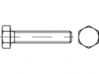 TOOLCRAFT TO 5408145 Zeskantbouten M33 90 mm Buitenzeskant (inbus) ISO 4017 Staal Galvanisch verzinkt 1 stuk(s)