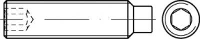 TOOLCRAFT TO 5415069 Draadpen M20 50 mm Staal Galvanisch verzinkt 50 stuk(s)