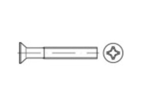 TOOLCRAFT TO 5431524 Verzonken schroeven M3 20 mm Kruiskop Phillips ISO 7046 Staal Galvanisch verzinkt 2000 stuks