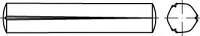 TOOLCRAFT TO 5438214 Gekerfde conische pen 2 mm Staal 250 stuk(s)