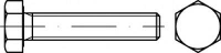 TOOLCRAFT TO 5443248 Zeskantbout 38 mm 22 mm Buitenzeskant 83933 Staal 100 stuk(s)