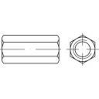 TOOLCRAFT TO 5444181 Zeskantmoeren M10 88087 Staal Galvanisch verzinkt 100 stuk(s)