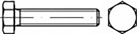 TOOLCRAFT TO 6859908 Zeskantbout M16 140 mm Buitenzeskant DIN 933 Staal Verzinkt 25 stuk(s)