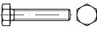 TOOLCRAFT TO 6862050 Zeskantbout M18 90 mm Buitenzeskant DIN 961 Staal 25 stuk(s)