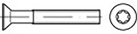 TOOLCRAFT TO 6863394 Verzonken schroeven M1.6 5 Mm Binnen T DIN 965 RVS V2A A2 1000 stuk(s)