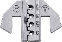 TOOLCRAFT TO 9625875 Krimpinzetstuk Yazaki YES/YESC 1,5 verzegeld contact Terminal 0.35 Tot 1 mm² Geschikt voor merk TOOLCRAFT