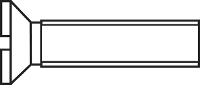 TOOLCRAFT 889705 Verzonken schroeven M1.6 6 Mm Sleuf DIN 963 Staal Verzinkt 1 stuk(s)