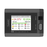 ToolkitRC M8P 600W 20A multifunctionele DC Balance Charger voor 1 8S XT60 Lipo LiHV LiFe Lion LTO batterij