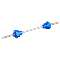 TOOPRE Bike Hub Adapter Aluminium 64g Lichtgewicht 200mm Lengte Fiets Reparatie Tool voor 12/15/ 20mm Wiel Truing Stands